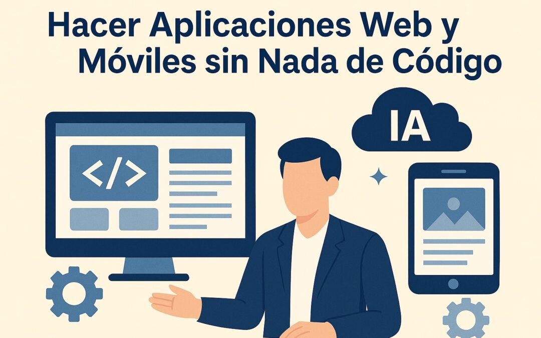 Hacer aplicaciones web y móviles sin nada de código: ¿realmente es posible con IA?